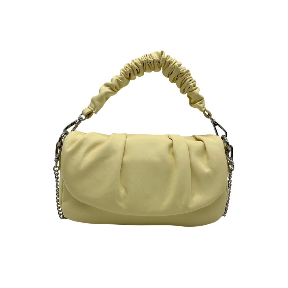 Urban Express Cream Leather Crossbody Bag
